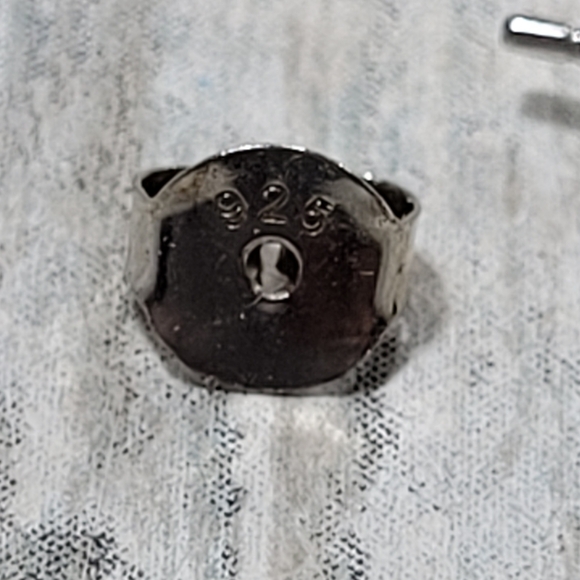 925 Pearls Earrings. - Picture 7 of 9